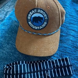 hiking hat AND lulu lemon head band BUNDLE